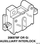 Honeywell, Inc. 206978A 1 SPDT Snap-On Side-Mounted Auxiliary Interloc, 10A @ 240 Vac