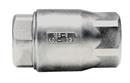 Conbraco / Apollo Valves 62-101-01 Apollo Stainless Steel Ball-Cone In Line Check Valve with .5 psig Cracking Pressure, Stan