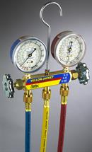 Ritchie Engineering Co., Inc. / YELLOW JACKET 44215 Series 41 Manifolds - Red and Blue °F Gauges Manifolds with Different Le