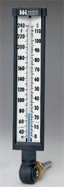 Weiss Instruments, Inc. 9VU35-110 INDUSTRIAL GLASS THERMOMETER