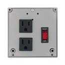 Functional Devices (RIB) PSPT2RB10 Enclosed Power Control Cntr 10A Breaker/Switch 120Vac 2 outlets