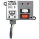 Functional Devices (RIB) RIBH1SC Enclosed Relay 10Amp SPDT + Override 10-30Vac/dc/208-277Vac