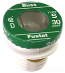 Edison Fuse S-8 Edison 8 amp plug fuse (with size limiting base)