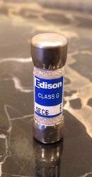 Edison Fuse SEC6 Edison 6 amp fuse 300 volts AC replaces SC-6