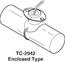 Schneider Electric (Barber Colman) TC-2942 Strap-on Changeover Thermostat