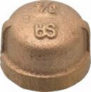 Merit Brass X116-06 3/8 STD ROUGH BRASS CAP