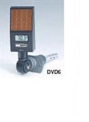 Weiss Instruments, Inc. DVD6 6" Stem w/ Duct Mtg. Flange Digital Vari-angle® Thermometer