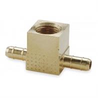 Parker Hannifin Corp. - Brass Division 23742 Parker 1/4x1/4x1/8branch tee barbed 20-904 ** Image