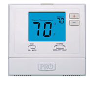 PRO1 IAQ T705 1 HEAT 1 COOL PROGRAMMABLE THERMOSTAT Image