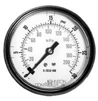 Johnson Controls, Inc. G201011 2 in. 0 to 30 psi Air Pressure Gauge Image