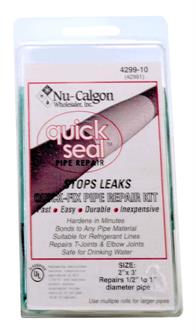 Nu-Calgon Wholesaler, Inc. 429910 Quick Seal Pipe Repair, 2" x 3" wrap Image
