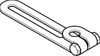 Schneider Electric (Barber Colman) AM113 Crank Arm for 1/2 in. dia. shaft. Image