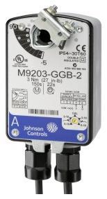 Johnson Controls, Inc. M9203AGB2Z Actuator Sr 27Inlb, 24V, Floating 90S Image