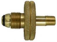 MARSHALL EXCELSIOR ME388 Softnose POL x 1/4"MNPT-2-11/16"OAL. Brass Handwheel Assy. Image