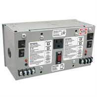 Functional Devices (RIB) PSH100A100AB10 Enclosed Dual 100VA 120 to 24Vac UL class 2 power supply 10A main breaker Image