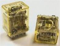 Hallock Company RH2BUL24VAC Idec 2-PDT relay 24V UL model (cube relay) with light Image