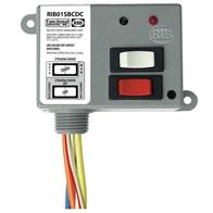 Functional Devices (RIB) RIB01SBCDC Enclosed Relay, Class 2 Dry Contact input,120Vac pwr, 20A SPDT + Override Image