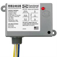 Functional Devices (RIB) RIB2402B Enclosed Relay 20Amp SPDT 24Vac/dc/ Image