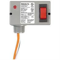 Functional Devices (RIB) RIB24SFA Enclosed Relay, 10A, SPST W/override sw, Polarized 24Vdc, 24Vac Image