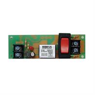 Functional Devices (RIB) RIBM12S Panel Relay 4.00x1.25in 15Amp SPST + Override 12Vac/dc Image