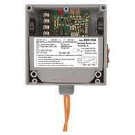 Functional Devices (RIB) RIBX24SBA Enclosed Internal AC Sensor, Adjustable + Relay 20Amp SPST + Override 24Vac/dc Image