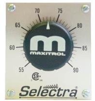 Maxitrol Co. TD114 Remote Temperature Selector (55 - 90F) with override 0-40 over setpoint Image