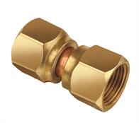 Parker Hannifin Corp. - Brass Division US44 FLARE SWIVEL 1/4 ** Image